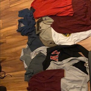 Selling 12 different sweaters/ shirt / long sleeve